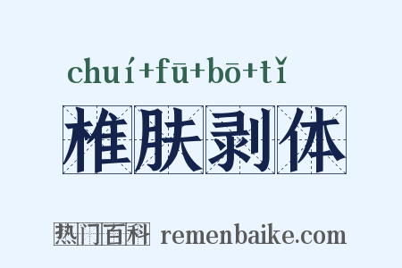 椎肤剥体是什么意思的图片